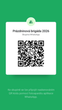 QR WhatsApp skupina dobrovolníci