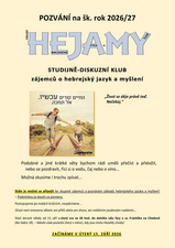 Pozvání na HeJaMy 2026-27 Pozvání na HeJaMy 2026-27