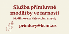 přímluvy na web formulář